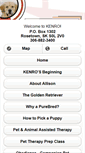 Mobile Screenshot of kenrodogtraining.com