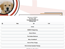 Tablet Screenshot of kenrodogtraining.com